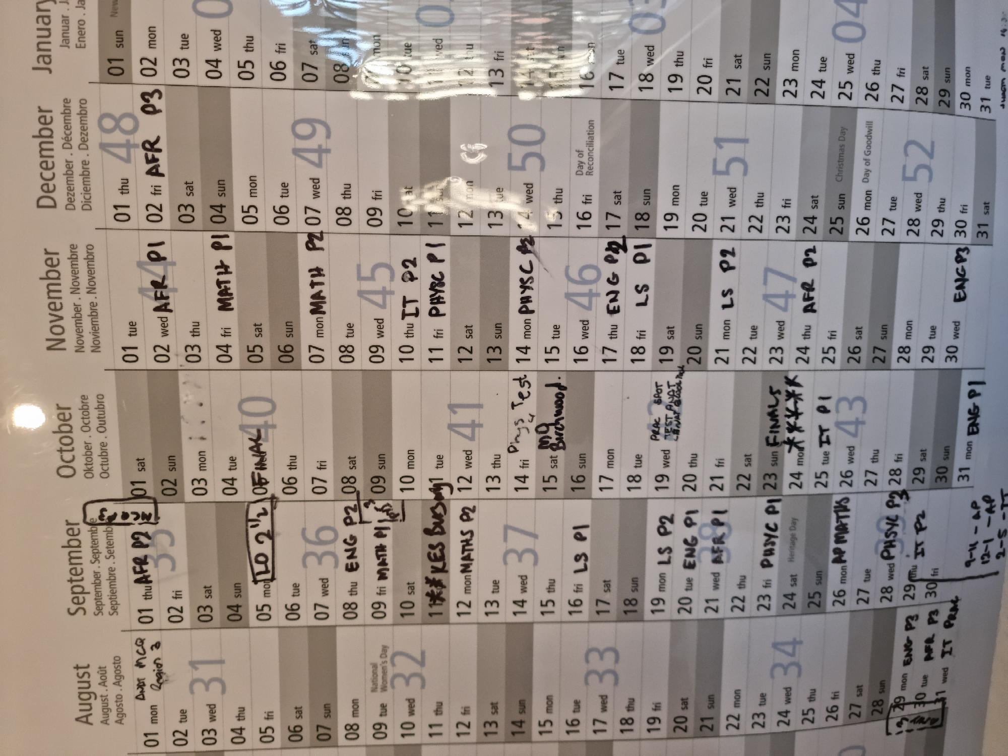 Year Planner
